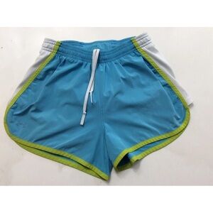 Under Armour Women’s Running Shorts Back Key Pocket Lined Blue Size XS blue